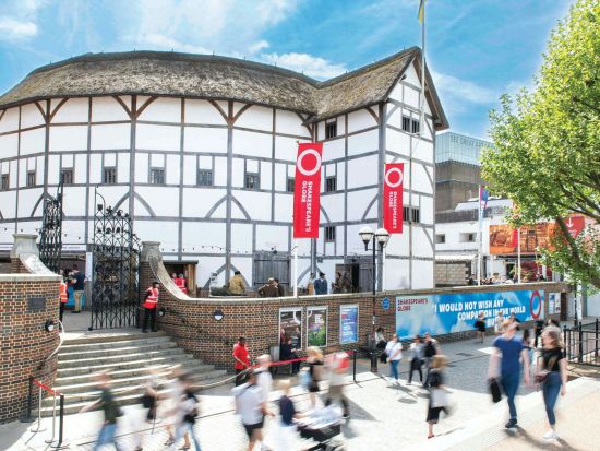 シェイクスピアズ・グローブ座　ガイド付きツアー＜英語ガイド＞＊申込と同時に即予約確定