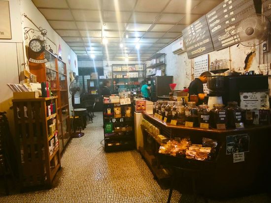 Vintage style coffee house