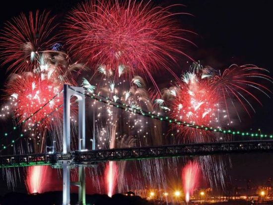 【8月11日限定】江東花火大会屋形船ツアー スカイデッキから花火鑑賞和食コース飲み放題付き＜一之江桟橋集合＞