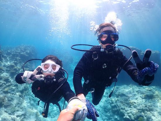 貸切体験ダイビング(1ダイブ)&シュノーケリング 完全貸切ボートで贅沢な海時間♪友達同士やカップルにもオススメプラン◎＜約4時間／午前or午後／宜野湾市＞