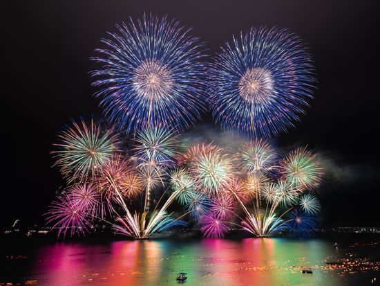 R6燈籠流し花火大会写真2