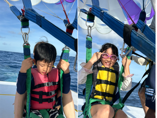 パラセーリング＋選べるマリンスポーツ　シュノーケリングやジェットスキー、バナナボートなどから選択可能＜送迎付き＞ by SUNNY SIDE UP