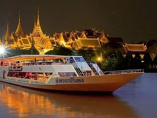 人気No.1！チャオプラヤー・プリンセス・ディナークルーズ（Chao Phraya Princess） *即予約確定／当日予約OK