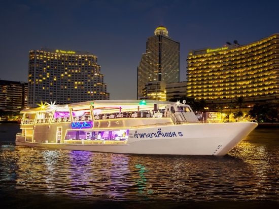 人気No.1！チャオプラヤー・プリンセス・ディナークルーズ（Chao Phraya Princess） *即予約確定／当日予約OK