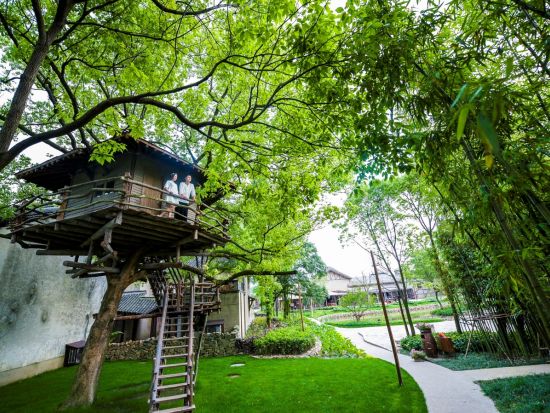 烏村観光チケット　運河文化の精髄を集めた歴史ある古村と遺跡を散策＜烏鎮東柵・西柵入場チケット付プランあり＞