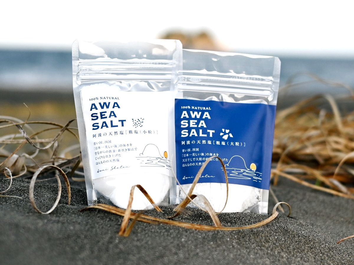 お取り寄せ】徳島県 日本一美しい海のまろやかな天然塩 AWA SEA SALT