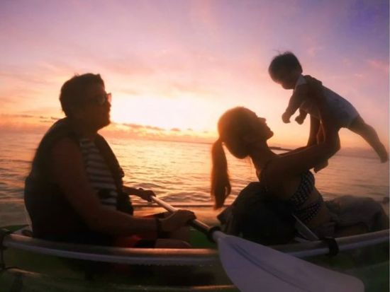 宮古島サンセット  選べるクリアSUP or クリアカヤック＋ドローン撮影データ付き 絶景ロケーションを独り占め！0歳から参加OK◎＜約2時間／宮古島＞