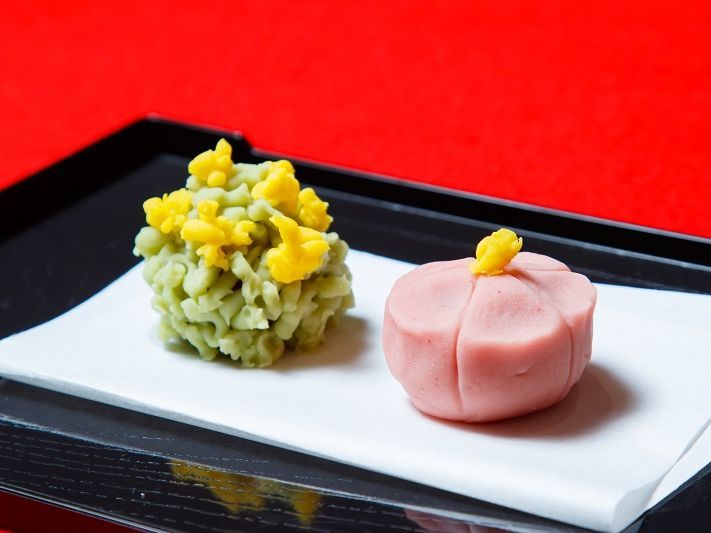 和菓子作り体験 観光の合間にもおすすめの和菓子作り お点前体験付き