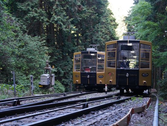 坂本ケーブル往復・片道乗車券 比叡山とびわ湖を望む日本最長ケーブルカー