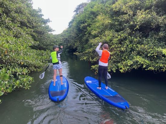 石垣島SUP体験コース（1組貸切・約７０分・4名まで）初心者向け　byシンバ・トライバル石垣島