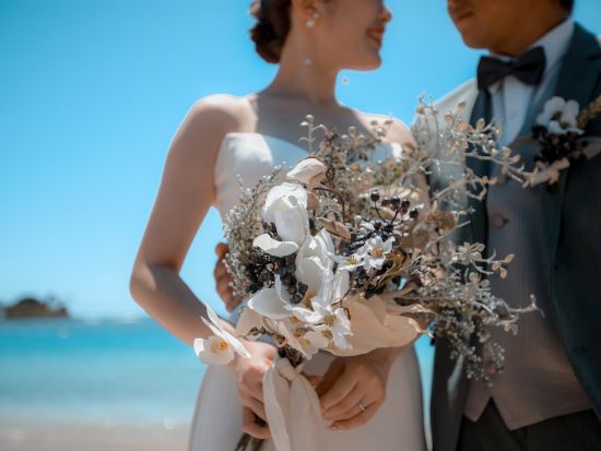 ハワイ　ビーチ＆タウンフォト　ビーチ、カフェ、ダウンタウンなど選べるロケーションパッケージ　（撮影・衣装・メイク）