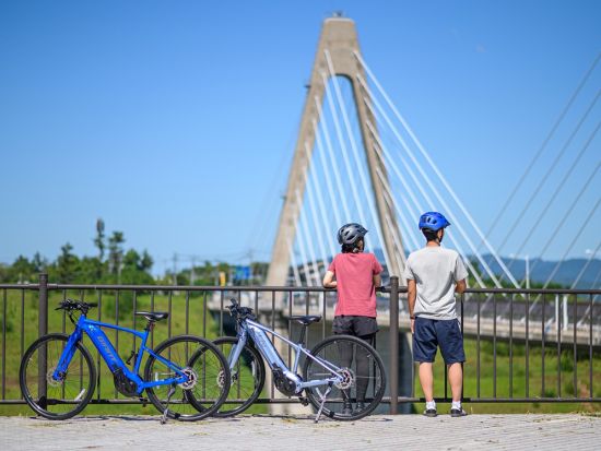 e-bikeレンタサイクル 電動アシスト付きスポーツ自転車で巡る 石川の絶景サイクリング旅＜1～7日間レンタル＞