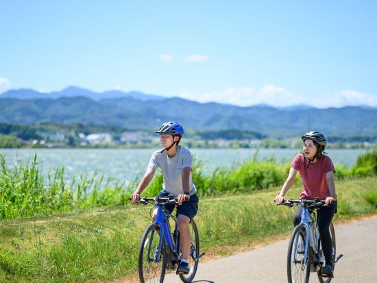 e-bikeレンタサイクル 電動アシスト付きスポーツ自転車で巡る 石川の絶景サイクリング旅＜1～7日間レンタル＞