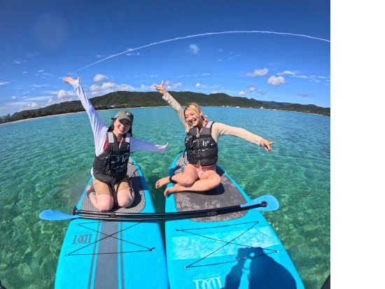 奄美大島〈お得なセットプラン〉【SUP+ナイトツアー】透明度抜群の奄美ブルーを大満喫！ドローン・ゴープロ撮影無料！お一人様も可能by 奄美シーランド