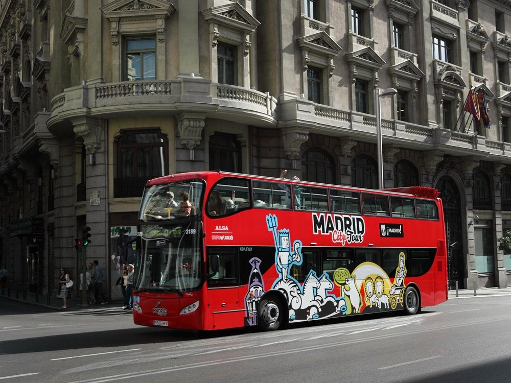 マドリード オープントップバス車窓観光ツアー チケット事前予約＜日本