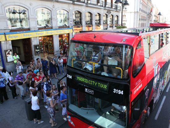 マドリード オープントップバス車窓観光ツアー　チケット事前予約＜日本語オーディオガイド付き＞