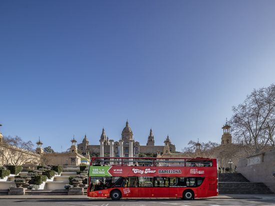 バルセロナ 乗り降り自由オープントップバス　チケット事前予約 ＜日本語オーディオガイドサービス（アプリ）あり＞*前日まで予約OK