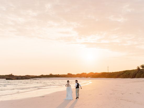 宮古島サンセットウエディングフォトプラン＜撮影データ・衣装・メイク・小物レンタル付／宮古島＞
