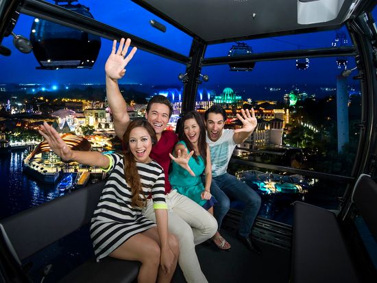 Singapore Cable Car - Friends Night