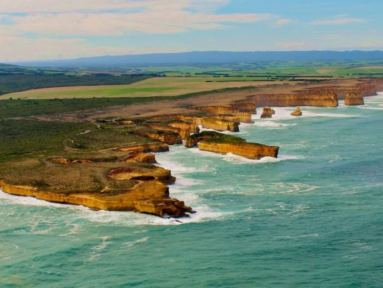 グレートオーシャンロード ヘリコプター遊覧飛行付き1日ツアー　12人の使徒などを空と陸から観賞！＜15or25or60分／日本語ドライバーガイド／メルボルン発＞