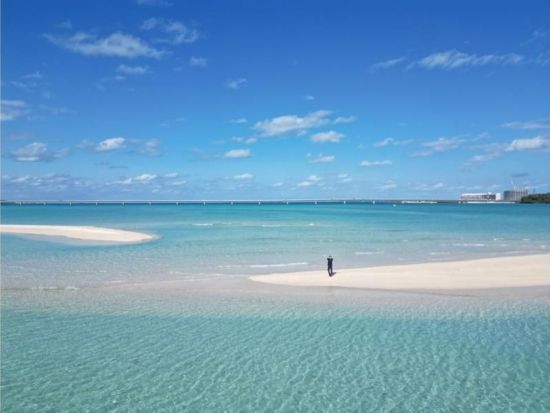 ユニの浜ドローン撮影ツアー！ボートで５分！当日予約OK！◎＜約60分／宮古島＞