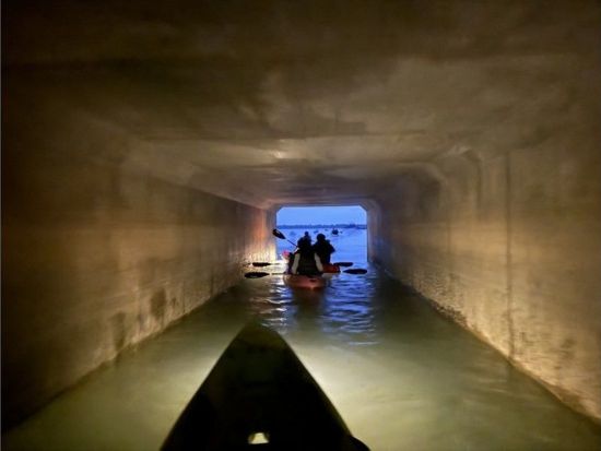 ナイトカヤックマングローブ探検 星空の下で幻想体験♪お子様も一緒に楽しめる夜の冒険へ 神秘的な世界へLet's Go！＜約60分／宮古島＞