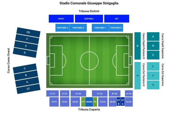 コモ1907 サッカー観戦チケット＜ホームゲーム／コモ＞