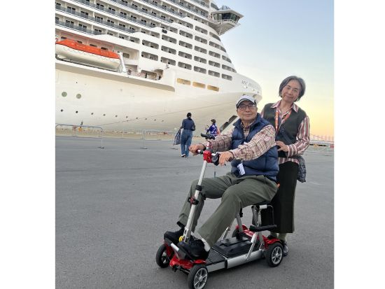 【成田空港】電動カートレンタルサービス　近距離移動モビリティMoVA　アクセス抜群の成田国際空港第1ターミナル南ウイング1階