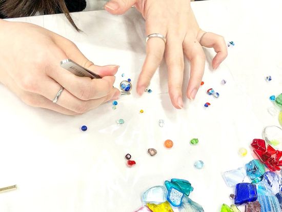 アクセサリー体験7432