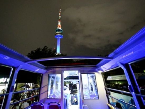 ソウル夜景バスツアー　漢江沿いのナイトドライブ！南山でのフリータイム付き＜火～日／日本語オーディオガイド／光化門解散＞