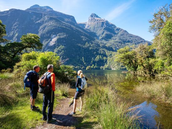 世界遺産フィヨルドランド国立公園  世界一美しい散歩道 ミルフォード・トラックウォーキングツアー＜午前／英語ガイド／テ・アナウ発着＞