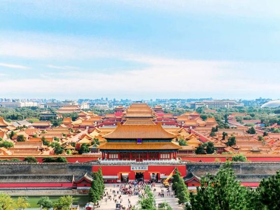 景山公園からの眺め1