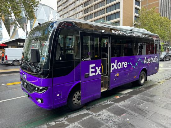 Melbourne Coach Pick Up with Explore Australia