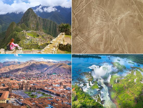 【ペルー＋イグアスの滝8日間】マチュピチュ＋ナスカの地上絵＋クスコ＋イグアスの滝（両側）を巡る＜貸切／専用車／日本語ガイド／リマ発フォズ・ド・イグアス着＞