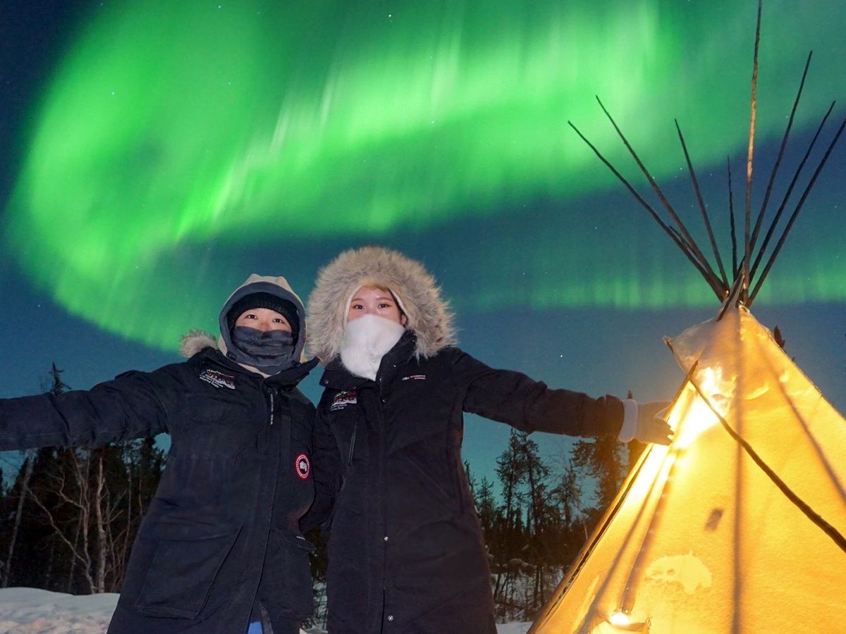 オーロラ鑑賞ツアー（イエローナイフ・ホワイトホース