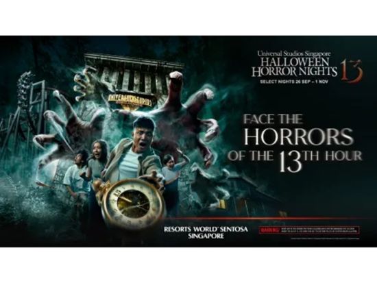 ユニバーサル・スタジオ・シンガポール　ハロウィン・ホラーナイト13イベント入場チケット　恐怖体験と没入型ホラーの祭典を満喫！ ＜チケット引き換え不要／日付指定＞