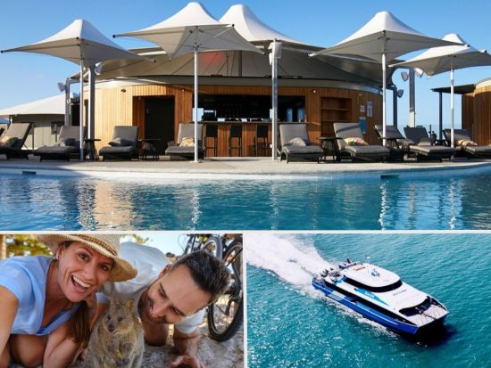 ロットネスト島グランピング　人気ホテル「ディスカバリー・ロットネスト・アイランド」選べるお部屋は3タイプ！＜1泊2日or2泊3日／フリーマントル発着＞