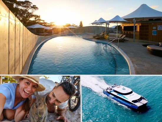 ロットネスト島グランピング　人気ホテル「ディスカバリー・ロットネスト・アイランド」選べるお部屋は3タイプ！＜1泊2日or2泊3日／パース発着＞