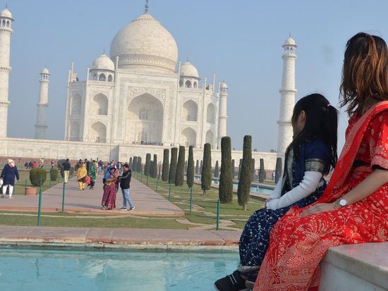 Japanese Guest pic in Taj