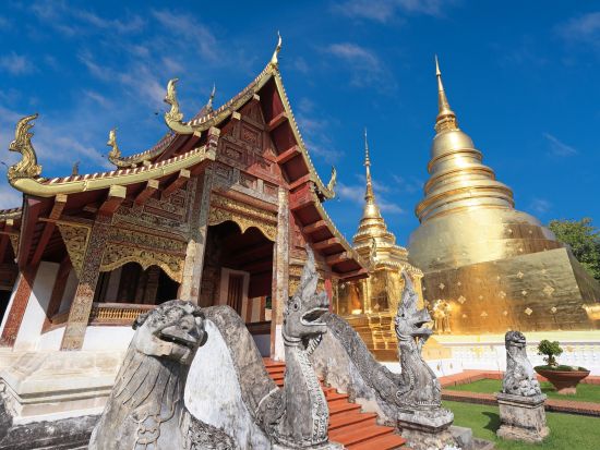 チェンマイ寺院巡りツアー　プラシン寺院＋チェディルアン＋ウモーン寺院など人気5大寺院をご案内＜半日／午前or午後／日本語ガイド＞