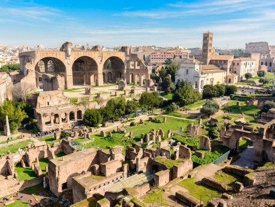 Italy_Rome_Roman forum_pixta_36608990_M