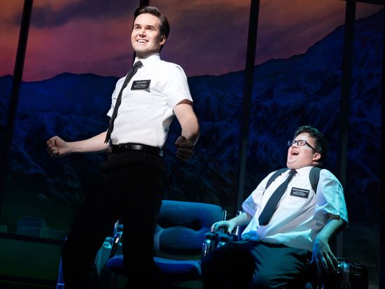 197 - Kevin Clay (Elder Price) and Cody Jamison Strand (Elder Cunningham) in The Book of Mormon Julieta Cervantes (2)