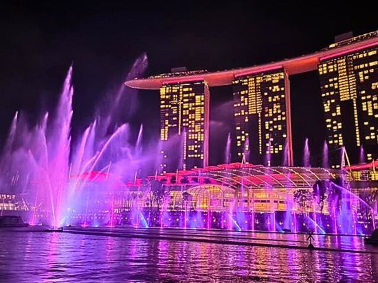 シンガポール夜景ツアー　ガーデン・ラプソディー＆スペクトラ鑑賞＋リバークルーズ　オープントップバス付きプランも！ ＜日本語ガイド＞