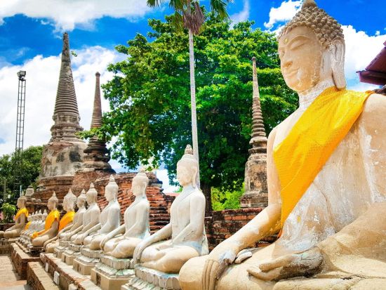 アユタヤ発選べる３スタイル観光チャーター　ガイド付き・ガイドなし・日本語OKトゥクトゥクから選べるスタイルでアユタヤ観光を満喫＜ホテル送迎＞