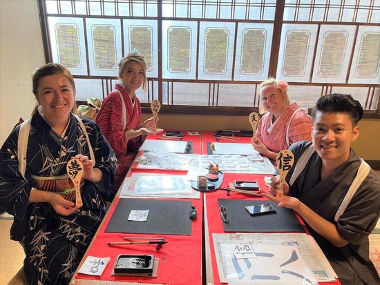 書道体験インバウンド