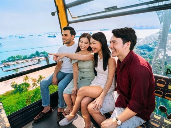 セントーサ島 盛りだくさん観光ツアー　シンガポール・オーシャナリウム＋フォート・シロソ・スカイウォーク ＜午前発／昼食付き／日本語ガイド＞