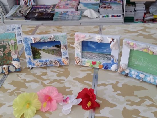 サンゴフォトフレーム作り体験 サンゴや貝殻で作るオリジナルフォトフレーム ＜当日持ち帰り／約1時間／石垣島＞