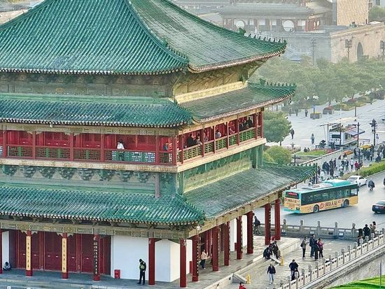 Bell and Drum Tower Square