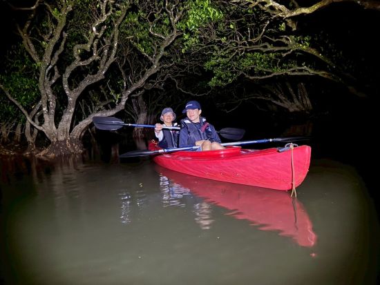 奄美大島【夜のマングローブカヌー】奄美大島の大自然を満喫！夜の森でハラハラ・ドキドキを味わえる（60分）お一人様も可能by 奄美シーランド