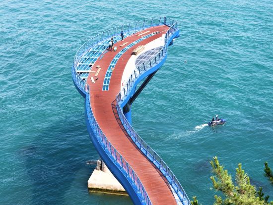 釜山観光1日ツアー　海雲台ブルーラインパーク＋青沙浦タリットル展望台＋2つの文化村　スカイカプセルor海辺列車＜1名参加OK／選べる出発地／日本語ガイド＞